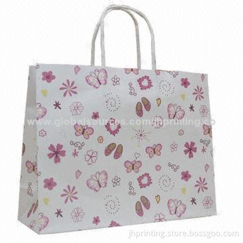 Glossy Carrier Bag, Made of 250gsm Art Paper, OEM Samples are Ready in 3 Days